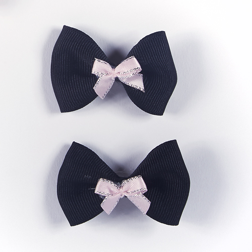3916 Grosgrain Bow Pair - Click Image to Close